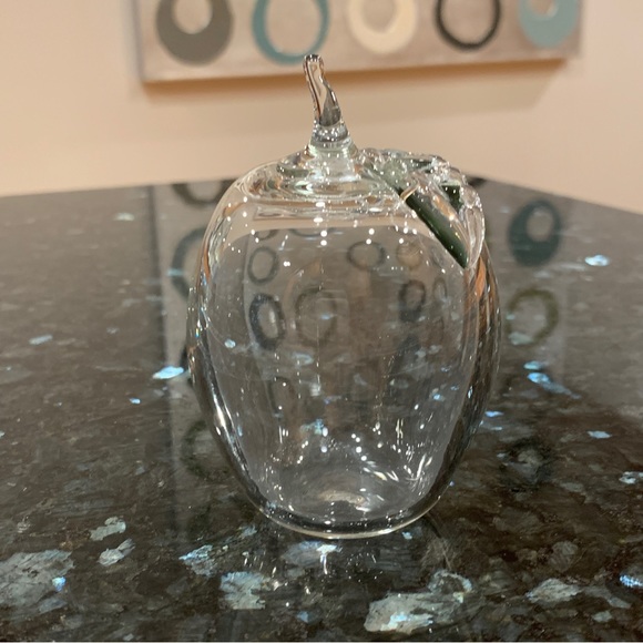 Princess House Crystal Collectible Vintage Apple Paperweight Figurine #455 USA - Picture 2 of 4